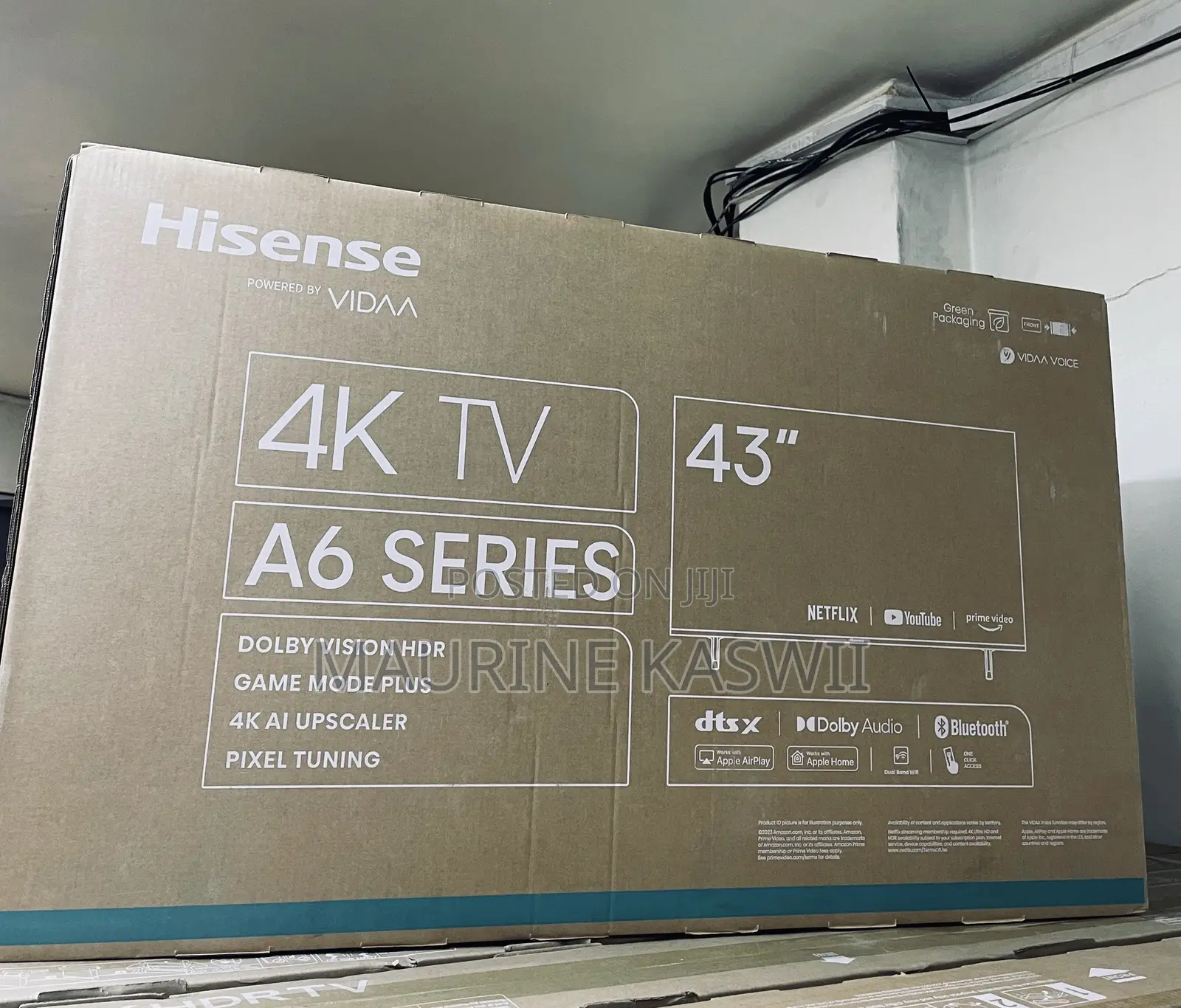 Hisense 43” Smart Tv A6 Series 43a6