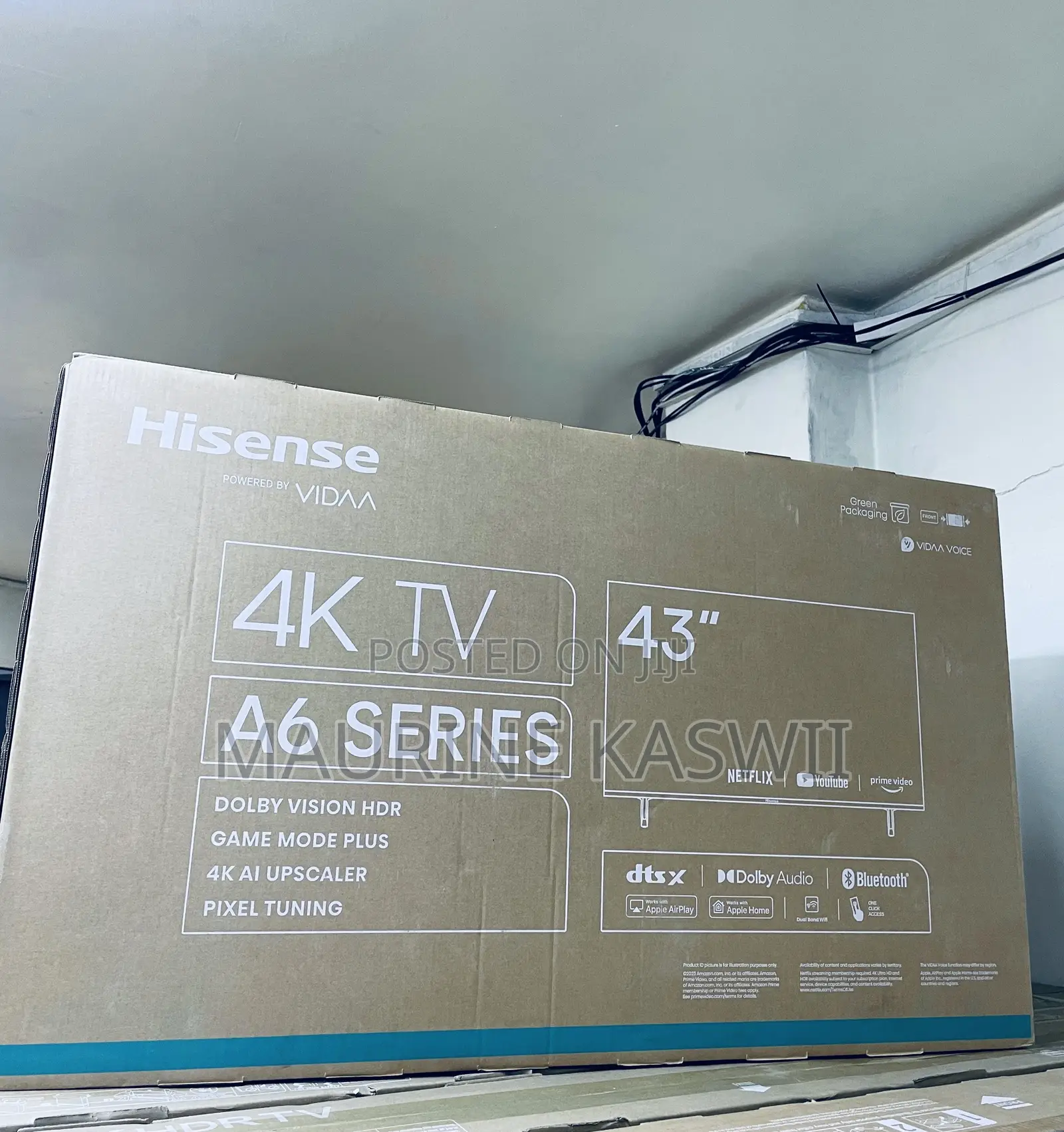 Hisense 43” Smart Tv A6 Series 43a6
