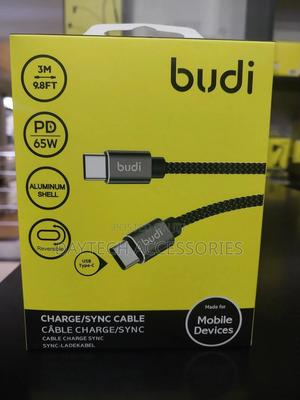 Budi Usb C 65w Pd Fast Charging Aluminium Shell 3m - thumbnail 2