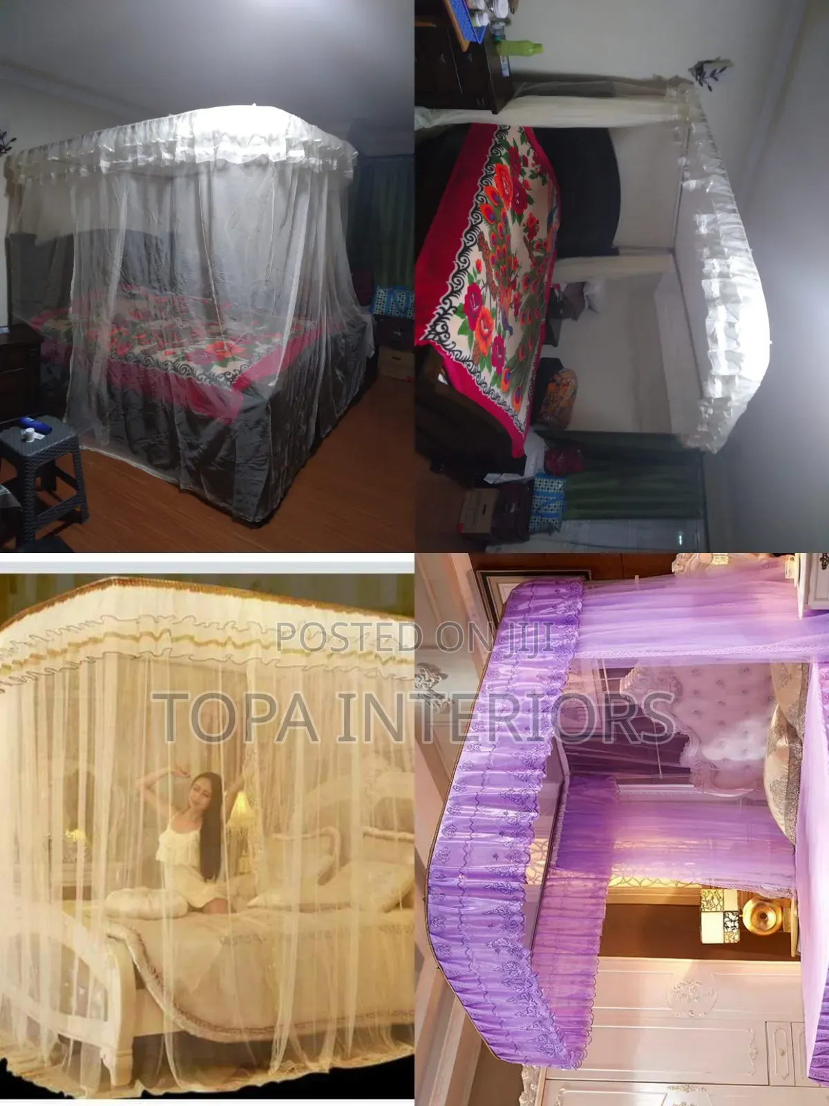 Double Panel Rail Mosquito Nets Sliding Rail Mosquito Nets