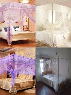 Bedroom Decor Four Stand Mosquito Nets Mesh Mosquito Nets