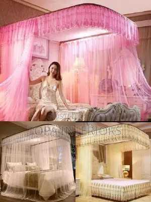 Double Panel 2 Stand Rail Mosquito Nets Mesh Mosquito Nets