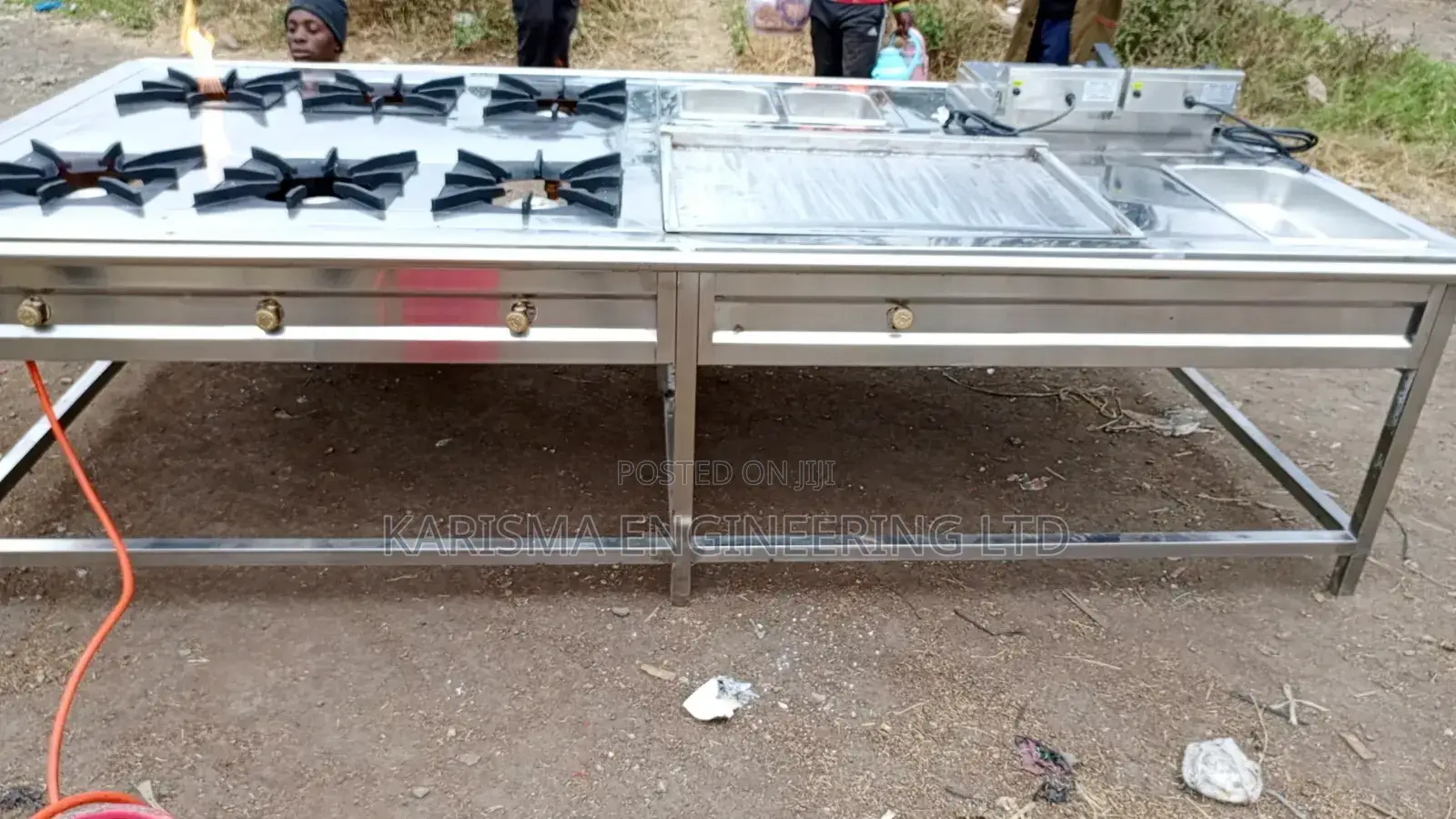 Combined Unit Commercial Gas Cooker
