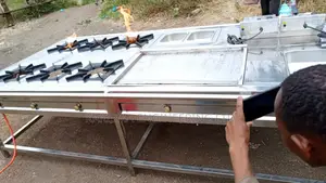 Stainless Combined Gas Cooker