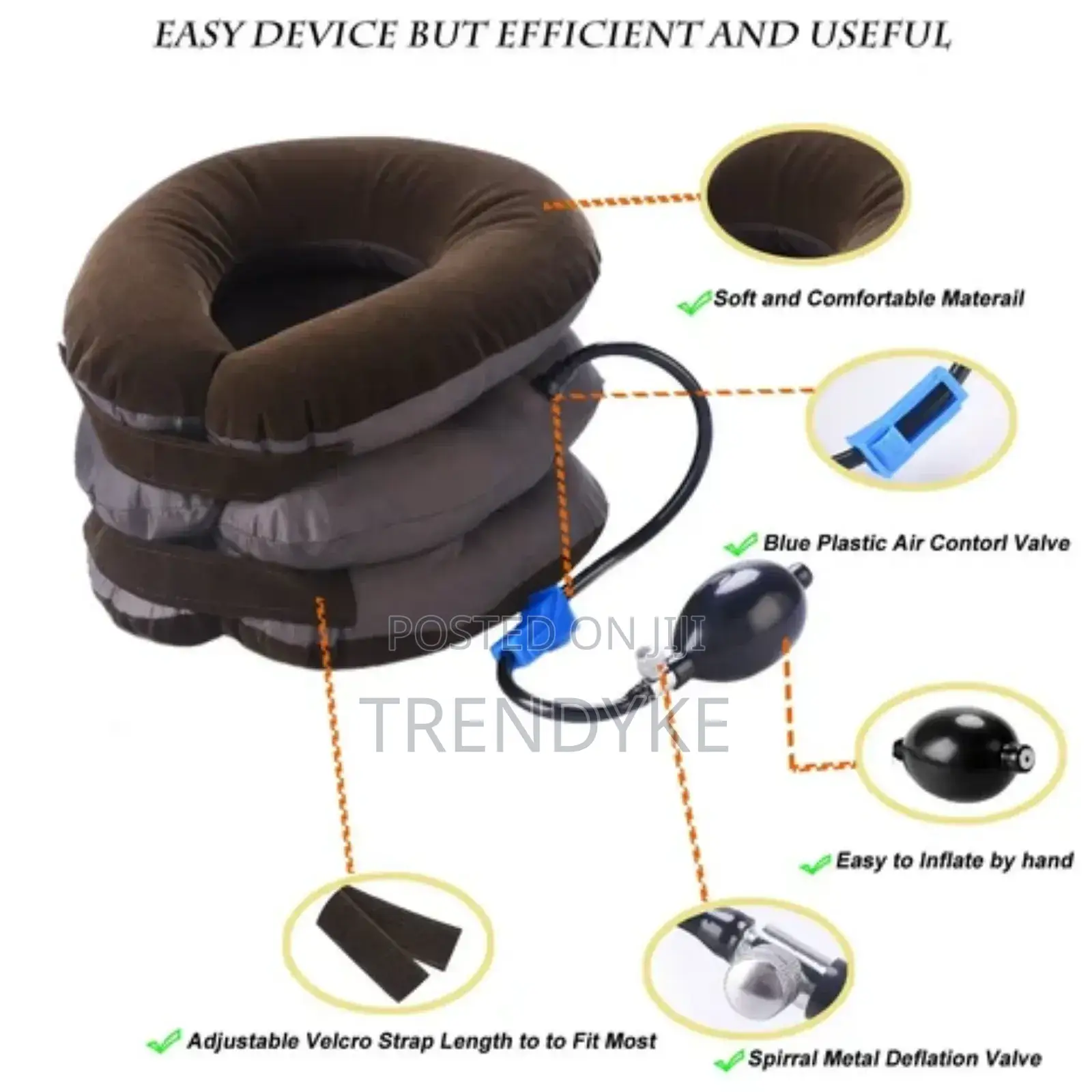 Inflatable Cervical Traction Device