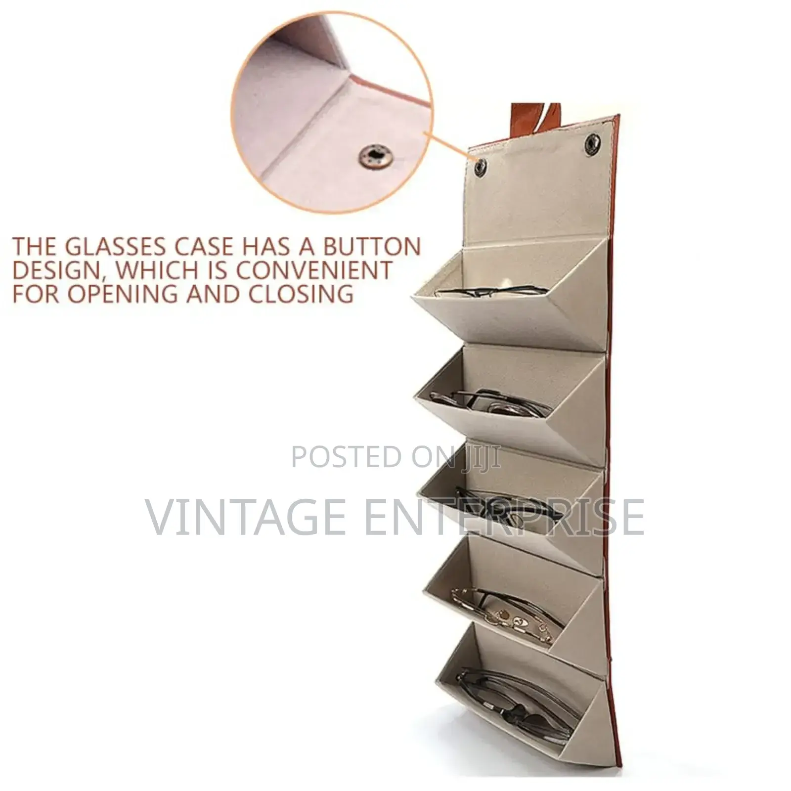 Multi-Slots Sunglasses Organizer Box