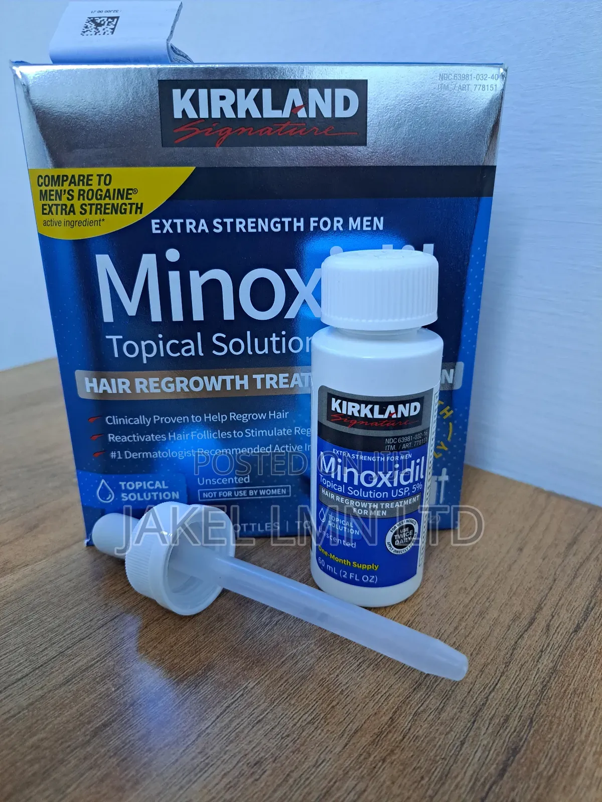 Kirkland 5% Minoxidil- 1 Month Supply