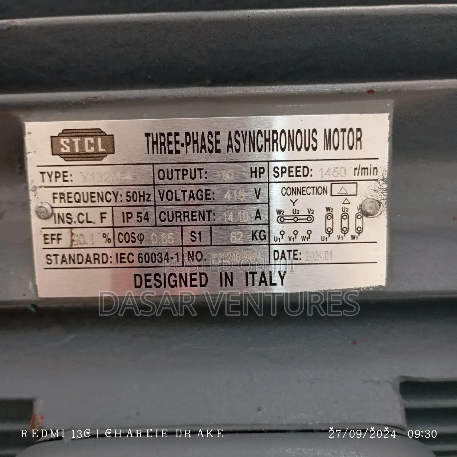 10hp Motor Low Speed Three Phase