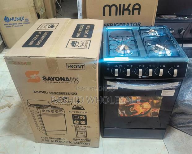 Cooker Sayona 3+1.Gas Oven