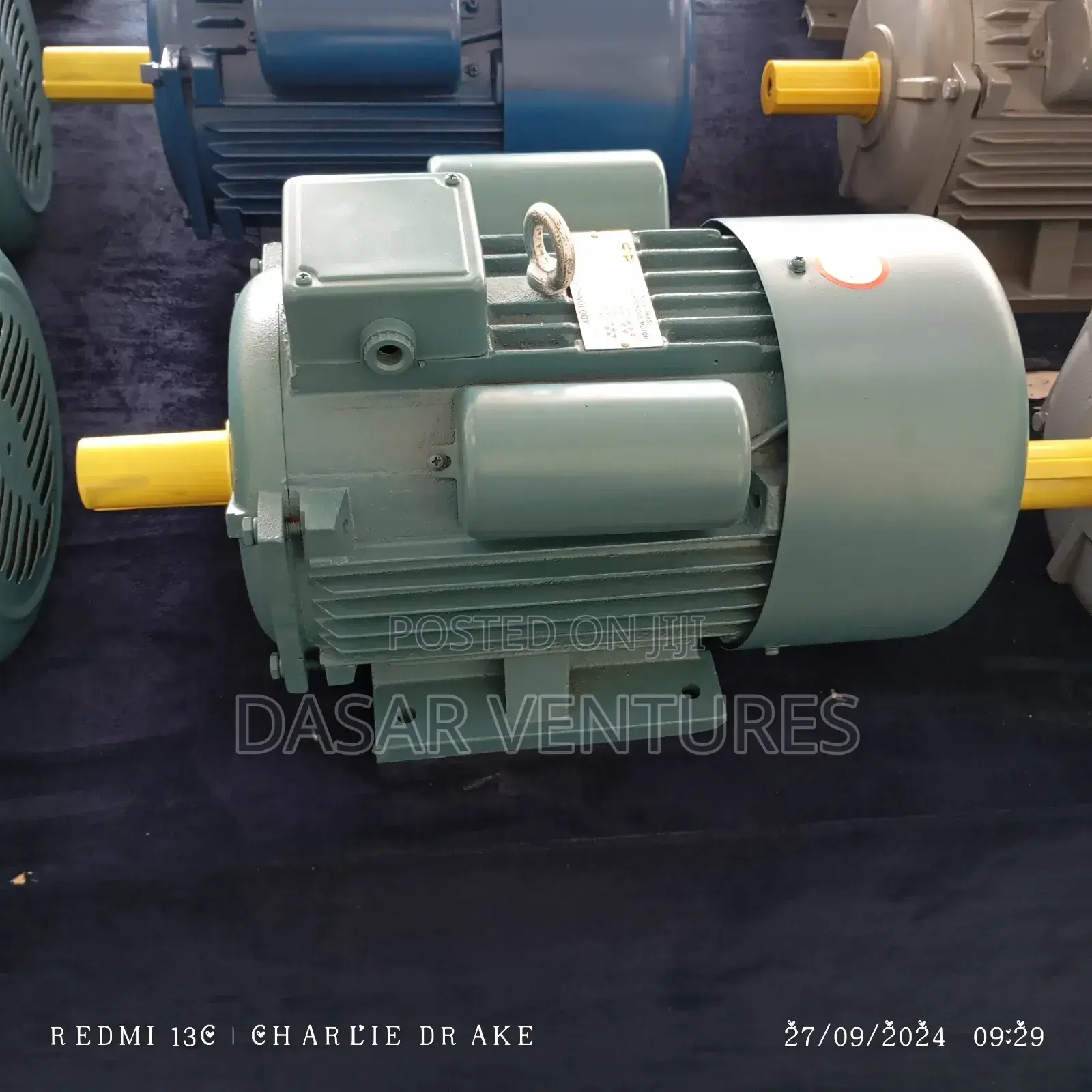 10hp Motor, Single Phase Low Speed ,Hisaki Japan