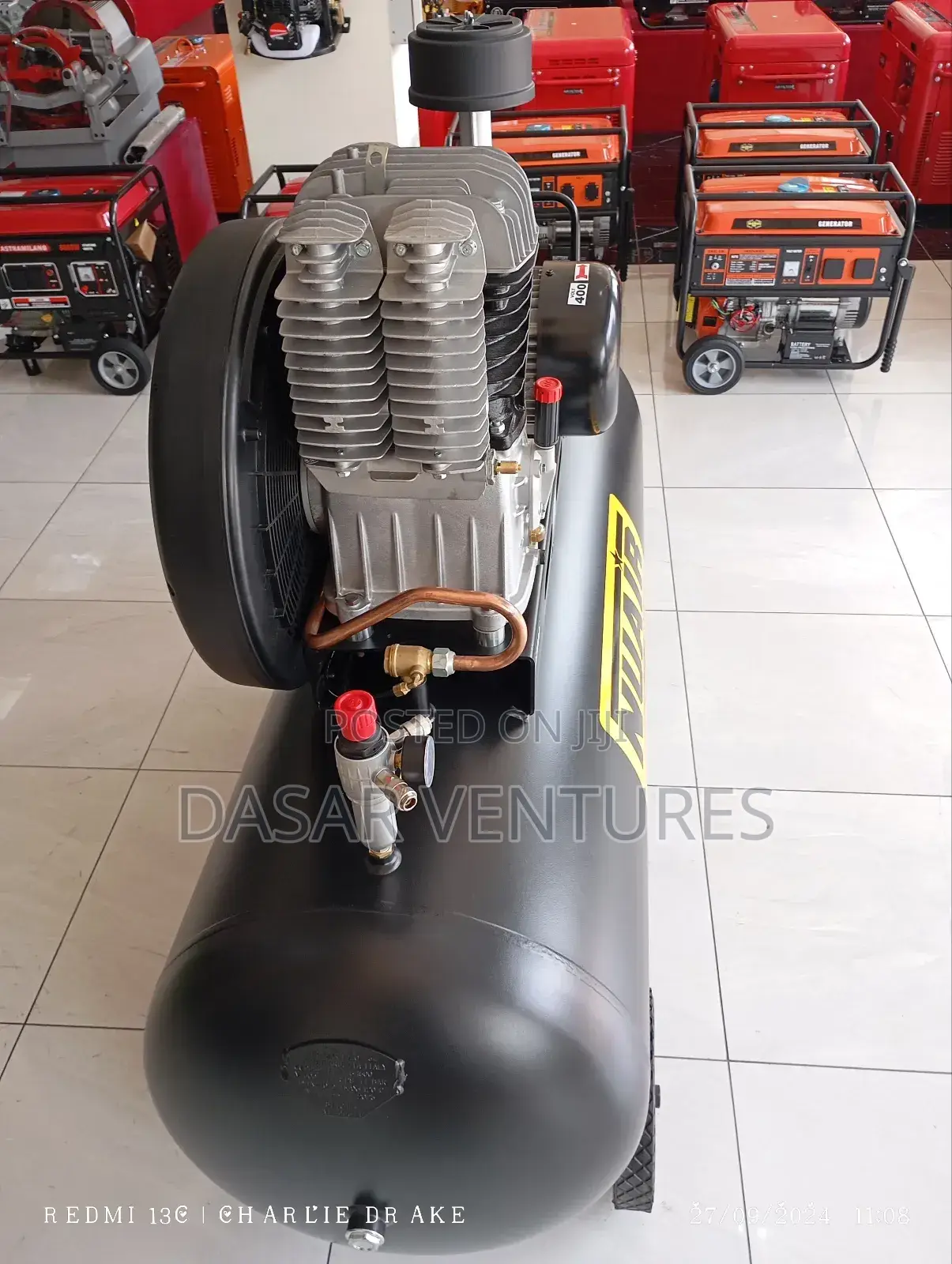 Air Compressor 500l Electric Italian Made - Nuair