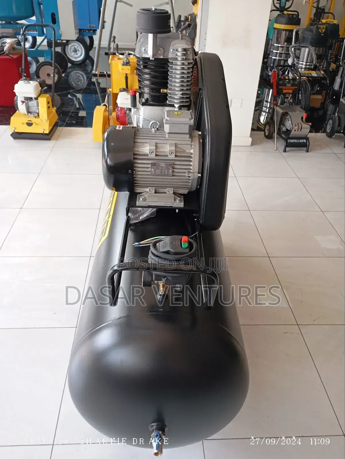 Air Compressor 500l Electric Italian Made - Nuair