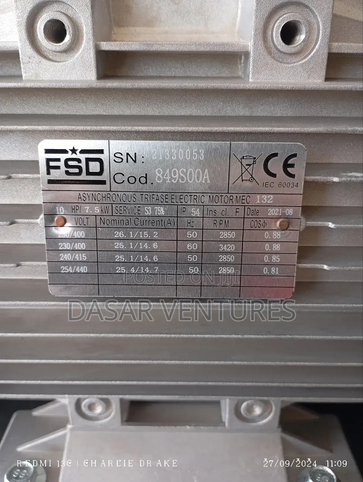 Air Compressor 500l Electric Italian Made - Nuair