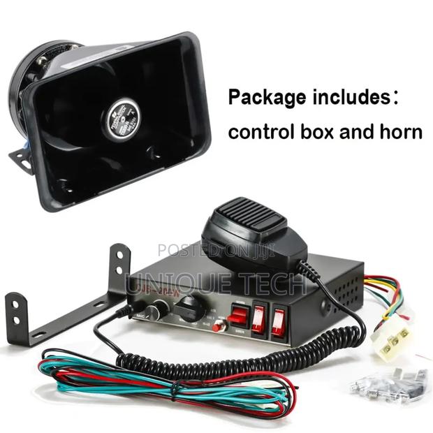 200w Public Safety Siren With Built-in Amplifier