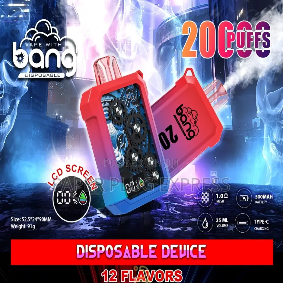 Bang Metal Gears 20000: Puffs Disposable Vape