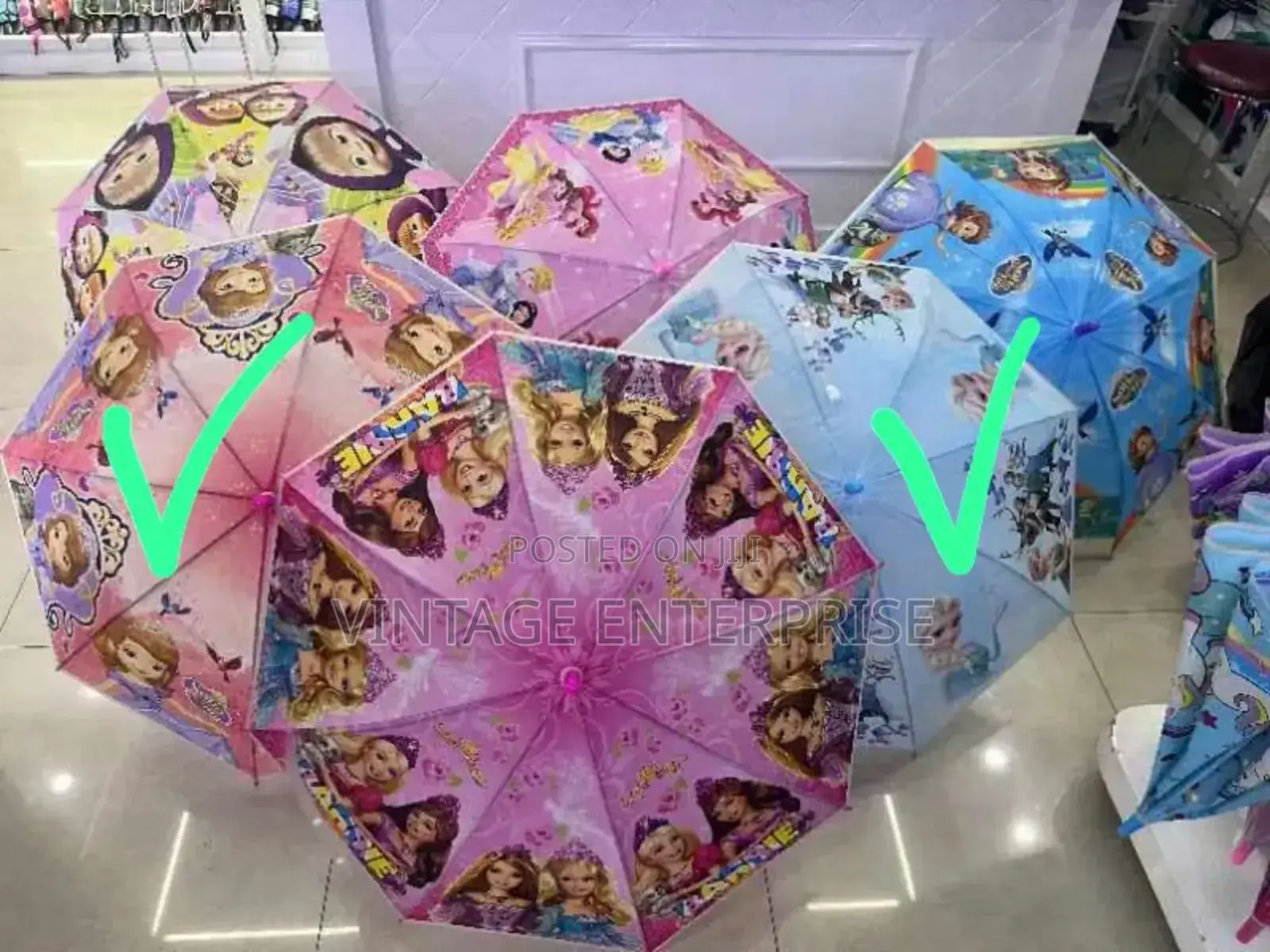 Kids Cartoon Themed Umbrella