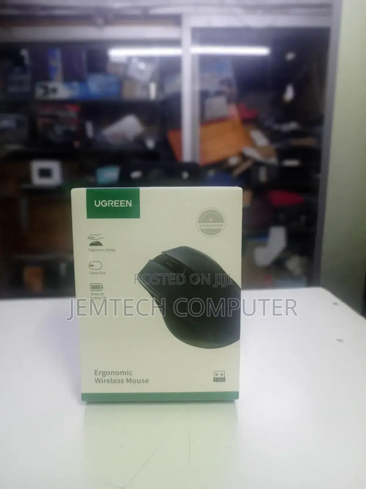 UGREEN Ergonomic Wireless Bluetooth Mouse` ~ (UG-90395)