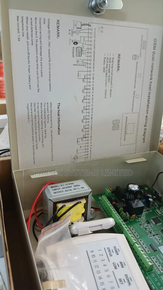 Universal Gsm Intruder Alarm System 816 Wired/Wireless - thumbnail 3