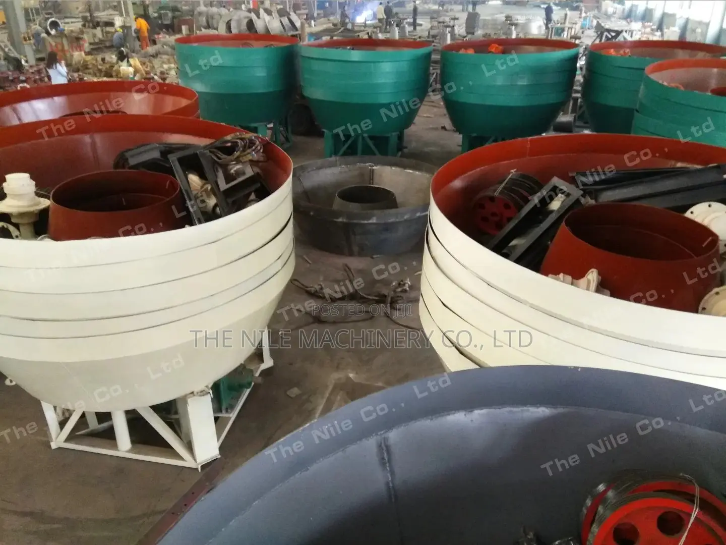 In Stock 1100B 1200A Wet Grinding Pan Mill for Sale in Kenya