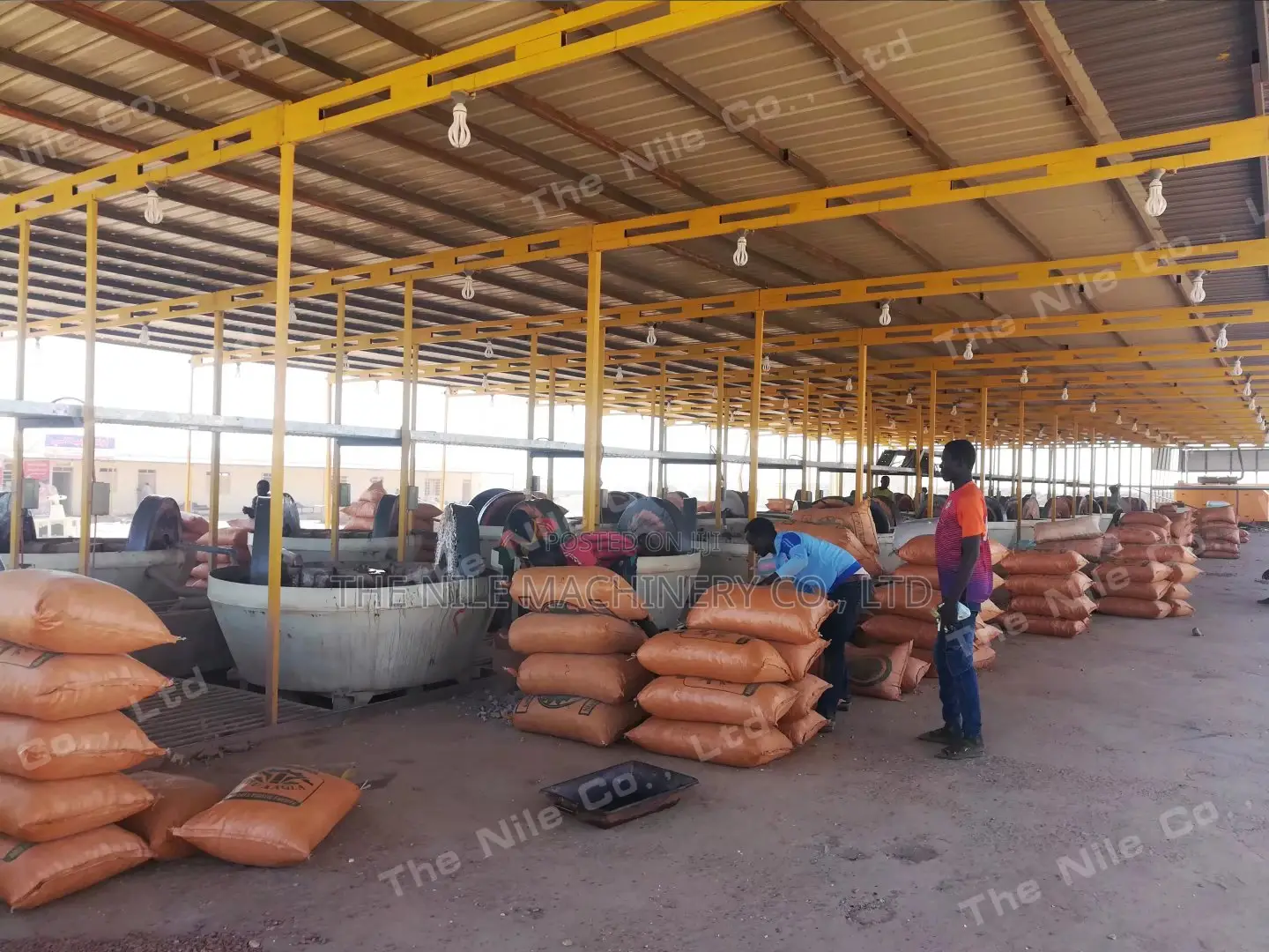 In Nairobi Wet Pan Mill Plant for Gold Ore Processing