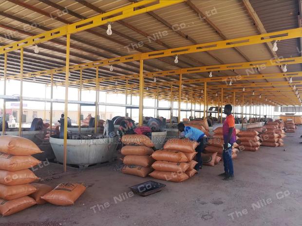 In Nairobi Wet Pan Mill Plant for Gold Ore Processing