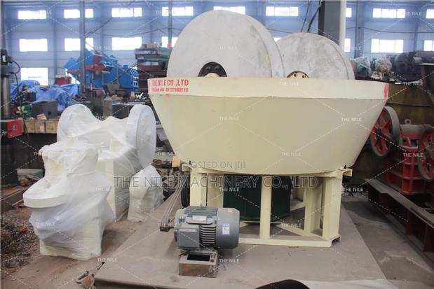 Small Scale Wet Pan Mill for 2TPH Rock Gold Processing Plant - main view