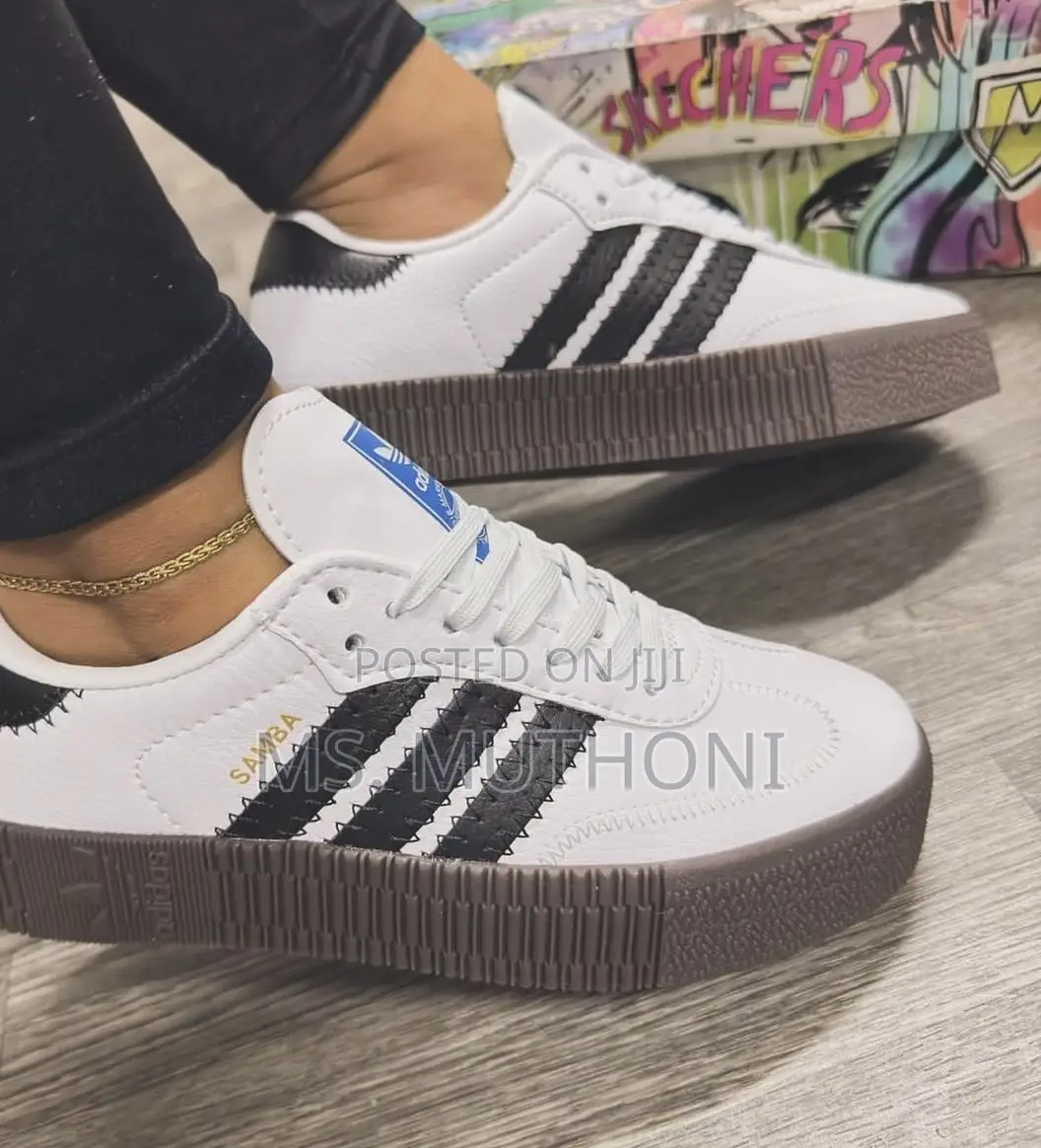 Adidas Sambarose White Black Gum