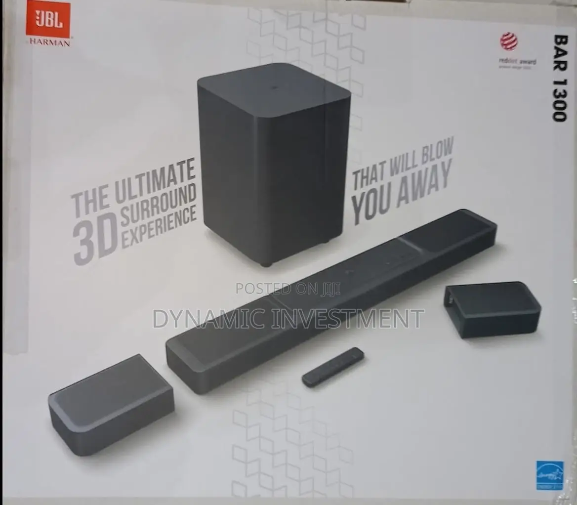 JBL Bar 1300:11.1.4-Channel Soundbar With Detachable SPEAKER