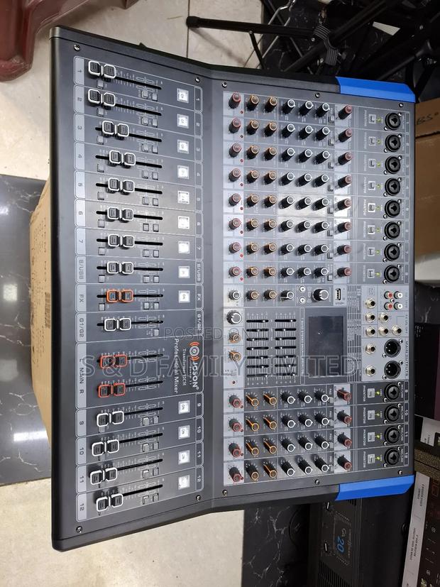 Jason 12 Channels Powered Mixer - main view