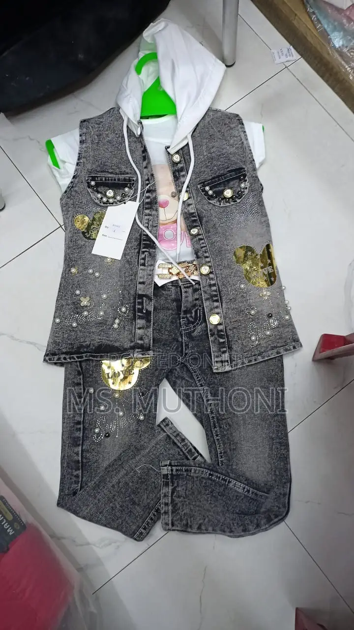 Girls Jeans Set 4-12 Yrs