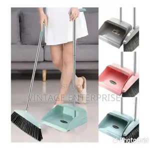 2 in 1 Flexible Broom and Dustpan
