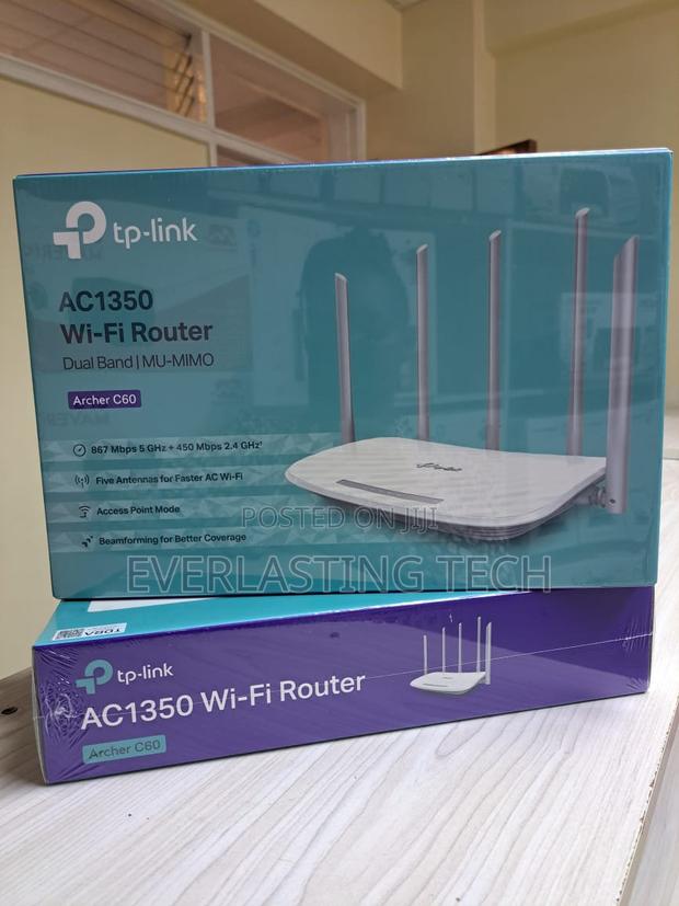 Tp-Link AC1350 Wireless Dual Band Router - TL-ARCHER C60 - thumbnail 2
