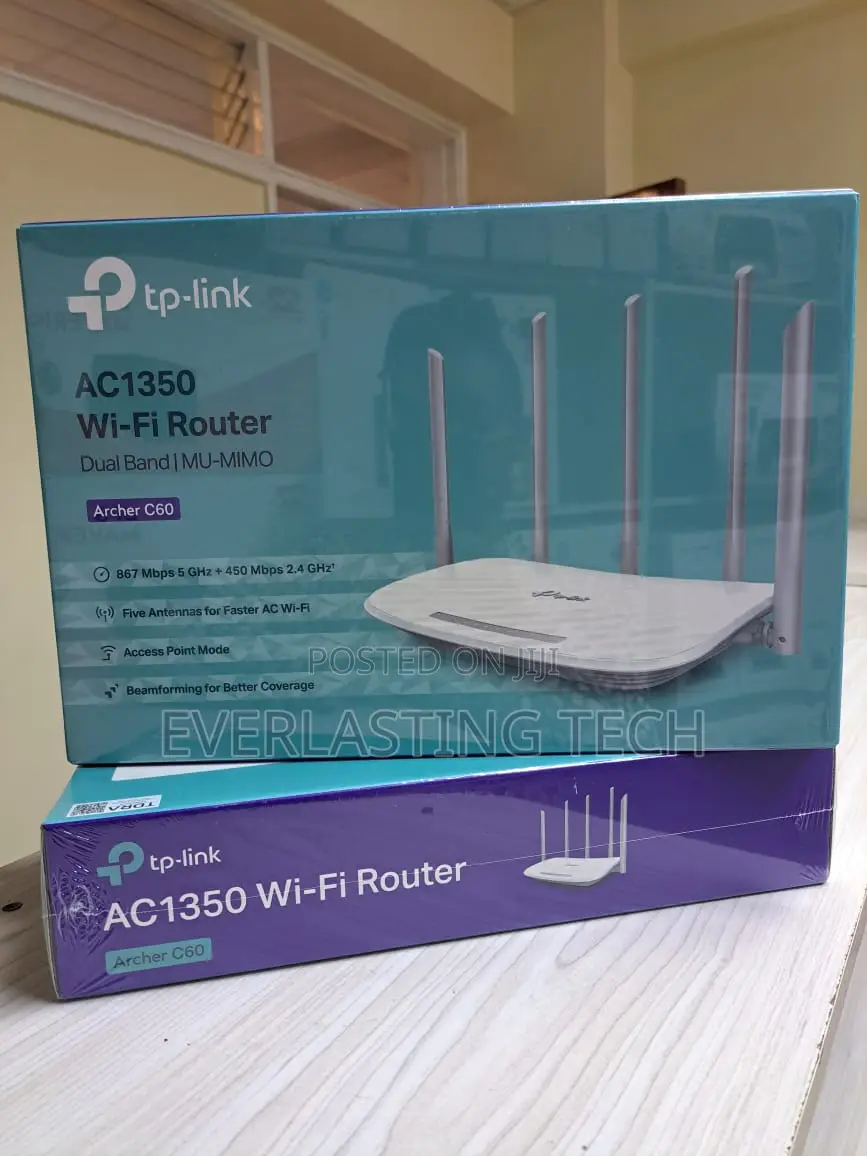 Tp-Link AC1350 Wireless Dual Band Router - TL-ARCHER C60