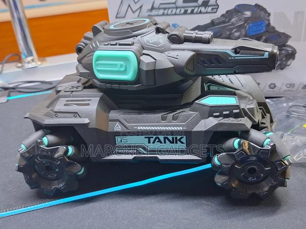 Rechargeable 360 Armored Tanker With Water Gun and Remote
