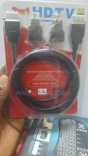 3 In 1 HDMI To Micro Mini HDMI Cable And Adapter Set