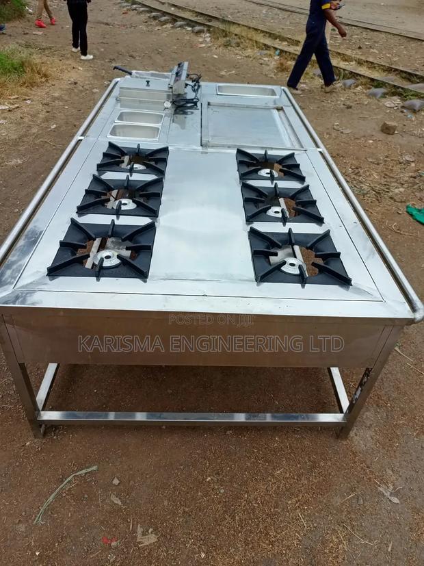 Commercial Combined Cooking Range - main view