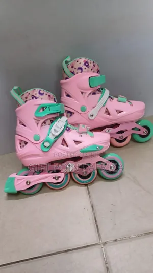 Size 31-34,35-38 Adjustable Kids Roller With Rubber Wheels