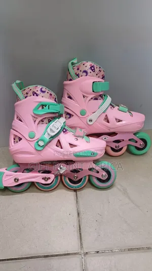 Size 31-34,35-38 Adjustable Kids Roller With Rubber Wheels