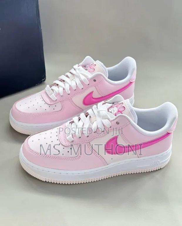 *Nike Air Force 1 '07 Perl* *Pink Paw Print '* - thumbnail 2