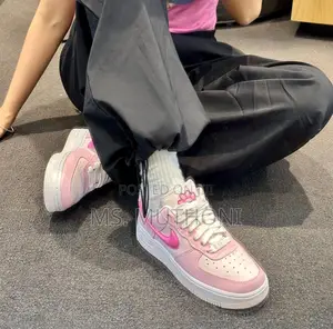*Nike Air Force 1 '07 Perl* *Pink Paw Print '*