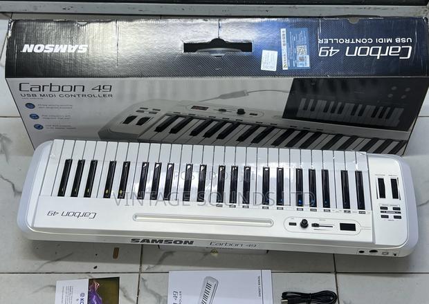 Samson Carbon 49 USB MIDI Controller ( White Black ) - main view