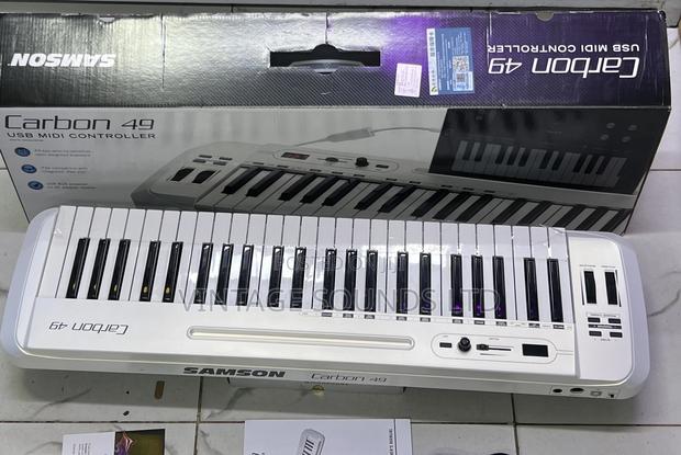 Samson Carbon 49 USB MIDI Controller ( White Black ) - thumbnail 2