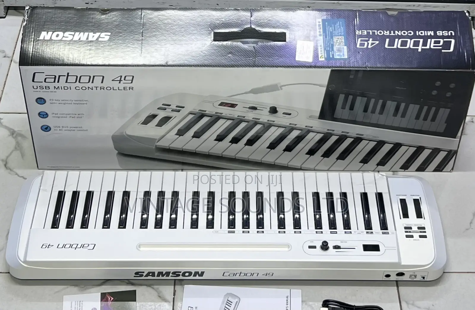 Samson Carbon 49 Key Semi Weighted Keyboard Controller
