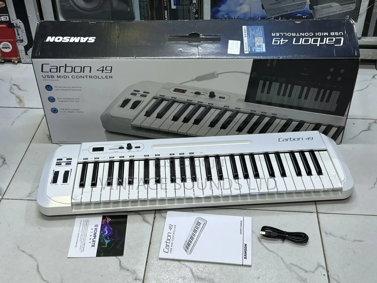 Samson Carbon 49 USB Midi Controller Versatile Keyboard