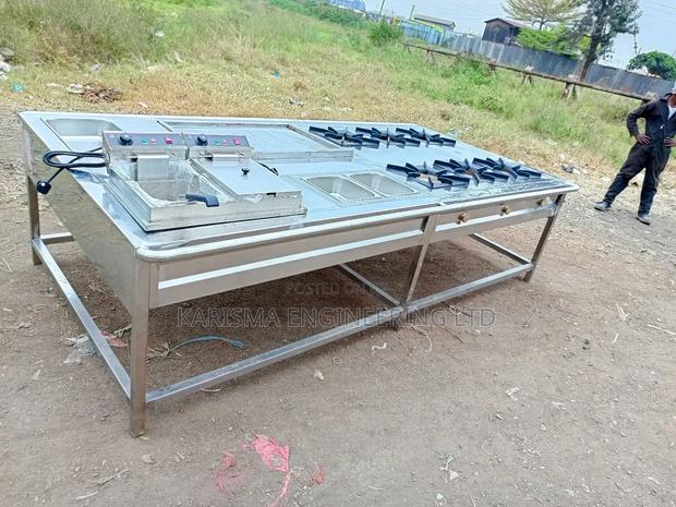 Stainless Steel Combined Cooking Range