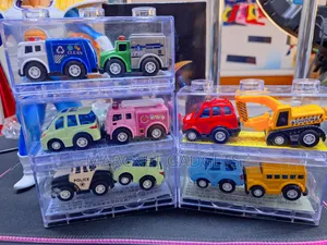 Unbreakable Small 2 Cars Pair Themed Toys for Kids