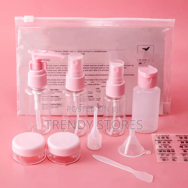10pc Pink Cosmetic Storage Set - main view