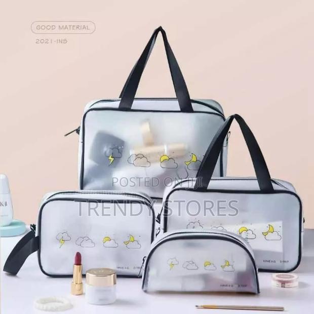 4 PC Transparent Makeup Bag - main view