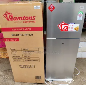 Ramtons Fridge Double Door 188L No Frost* 