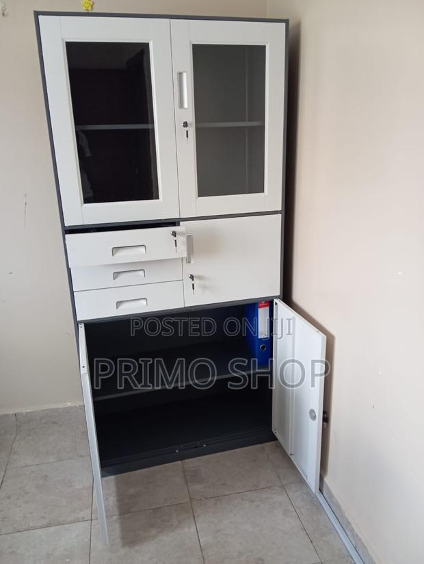 Office Cabinet -Double Door Metal Storage Cabinet With Safe
